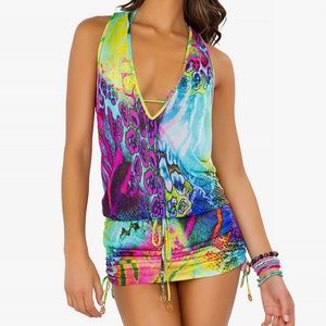 Luli Fama CLANDESTINA T Back Mini Dress